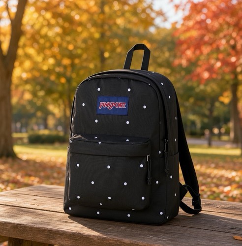 Jansport polka dot backpack - dot,